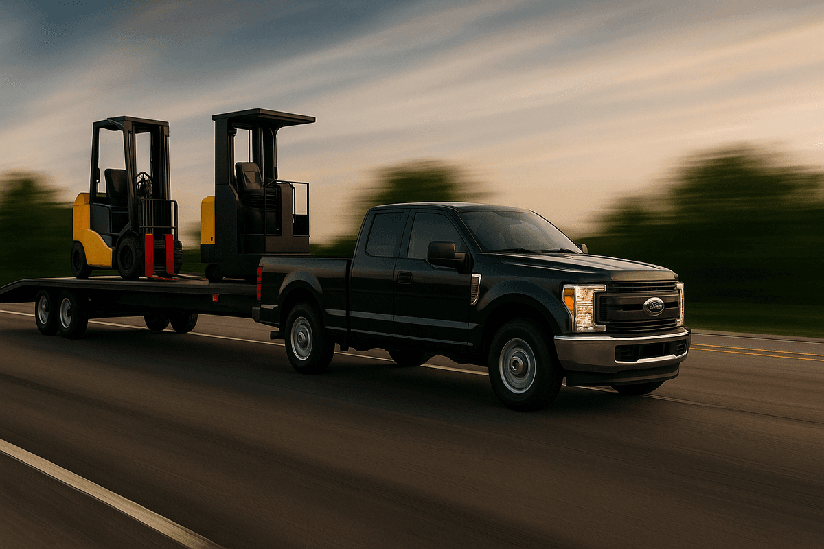 Highway equipment transport